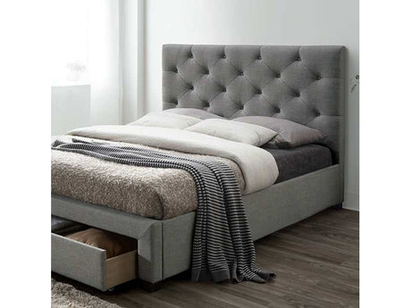 Sybella Gray Queen Bed - Ornate Home