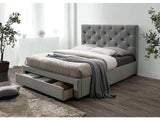 Sybella Gray UPH Twin Bed w/ Storage - Ornate Home