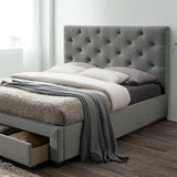 Sybella Gray UPH Twin Bed w/ Storage - Ornate Home