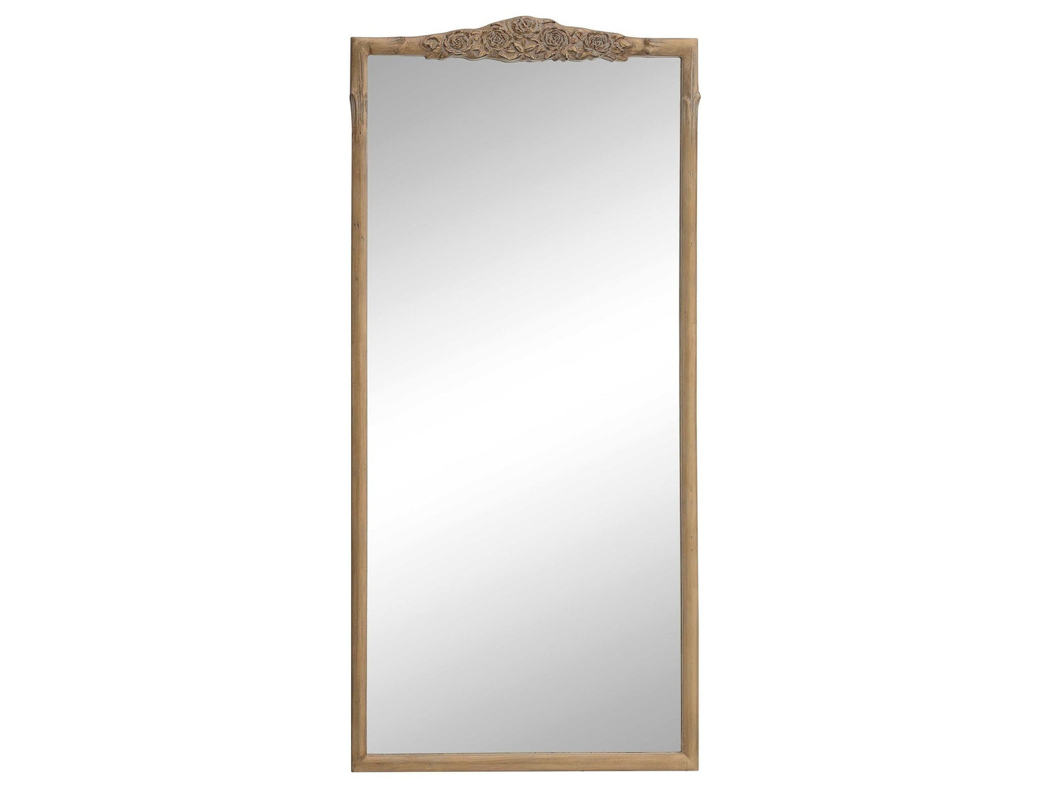 Sylvie Vintage Gold Floor Mirror - Ornate Home