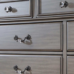 Syracuse Gray 4pc Queen Bedroom Set - Ornate Home