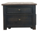 Tyler Creek Grayish Brown/Black Lift Top Coffee Table - Ornate Home