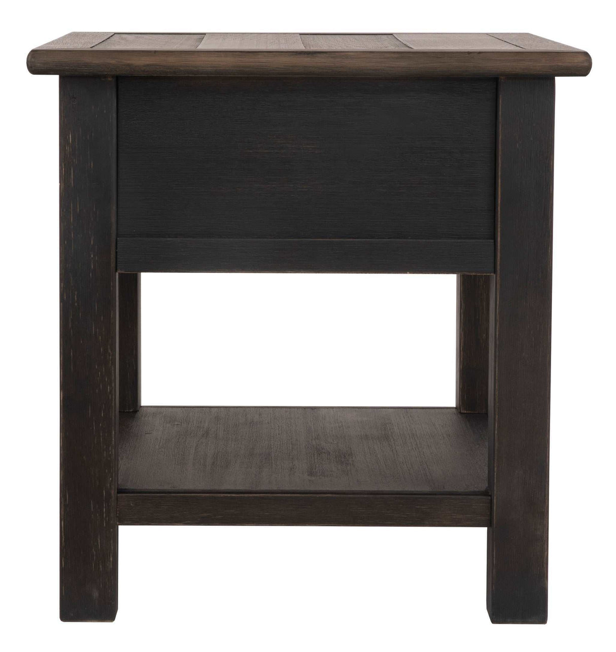 Tyler Creek Grayish Brown/Black End Table - Ornate Home