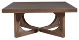 Abbianna Medium Brown Coffee Table - Ornate Home