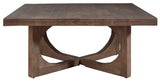 Abbianna Medium Brown Coffee Table - Ornate Home