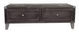 Todoe Dark Gray Lift Top Coffee Table - Ornate Home