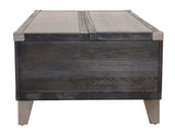 Todoe Dark Gray Lift Top Coffee Table - Ornate Home