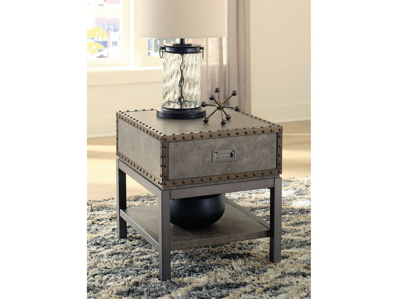 Derrylin - Brown - End Table - Ornate Home