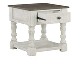 Havalance White/Gray End Table - Ornate Home