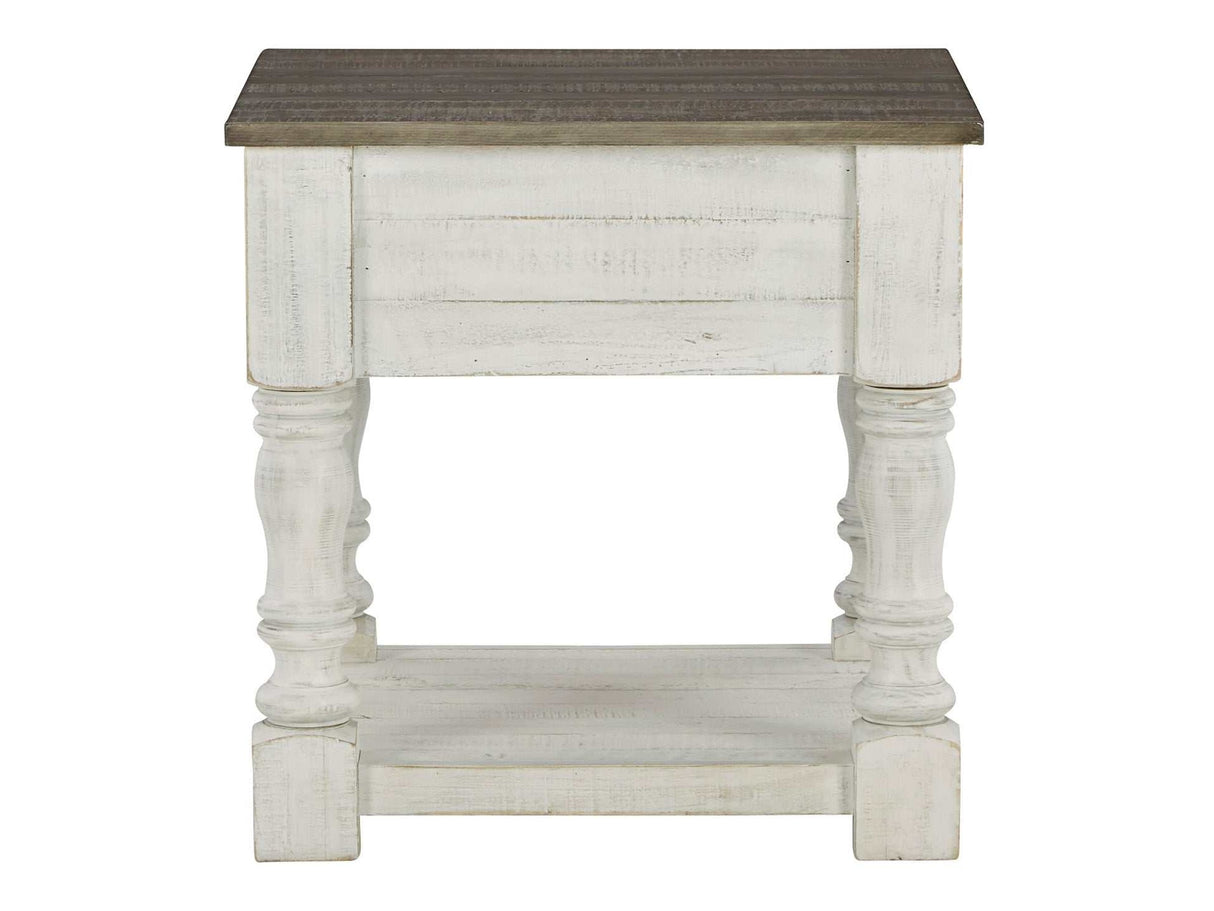 Havalance White/Gray End Table - Ornate Home