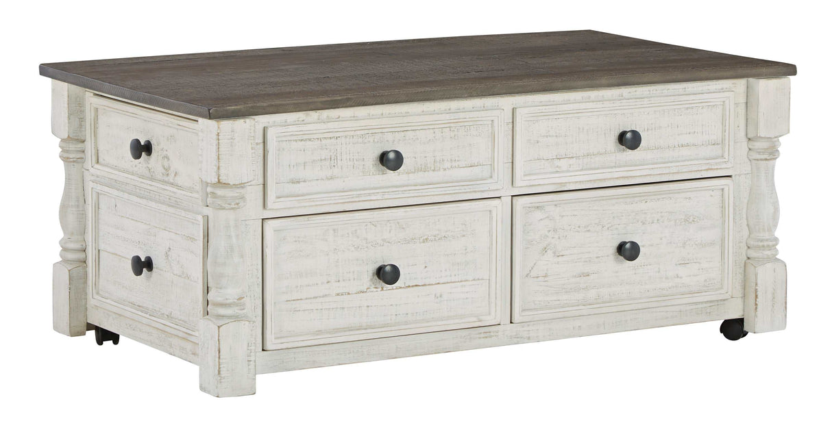 Havalance White/Gray LiftTop Coffee Table - Ornate Home