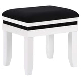 Talei White / Black Vanity Set - Ornate Home