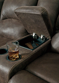 Tambo Faux Leather 2pc Manual Reclining Sectional - Ornate Home
