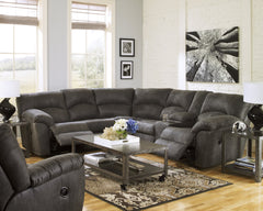 Tambo Faux Leather Manual Recliner - Ornate Home