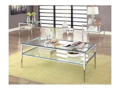 Tanika Chrome End Table - Ornate Home