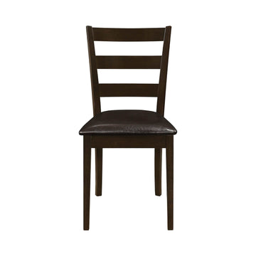 Taraval Cappuccino 5pc Dining Set w/ Bench - Ornate Home