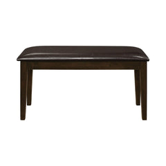 Taraval Cappuccino 5pc Dining Set w/ Bench - Ornate Home