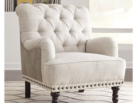 Tartonelle Ivory/Taupe Accent Chair - Ornate Home