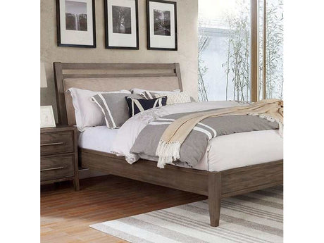 Tawana Warm Gray/Beige Eastern King Bed - Ornate Home