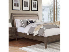Tawana Warm Gray/Beige Queen Bed - Ornate Home