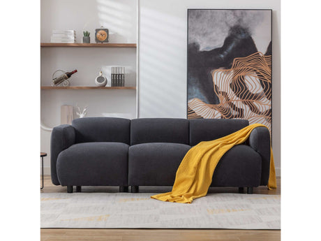 Tehama Luxury Modern Style  Sofa Dark Grey - Ornate Home