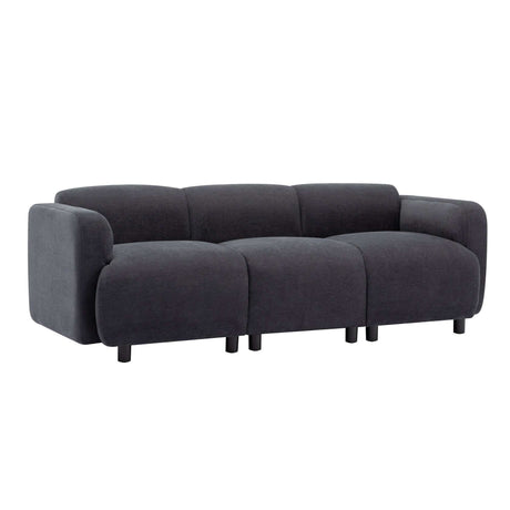 Tehama Luxury Modern Style  Sofa Dark Grey - Ornate Home