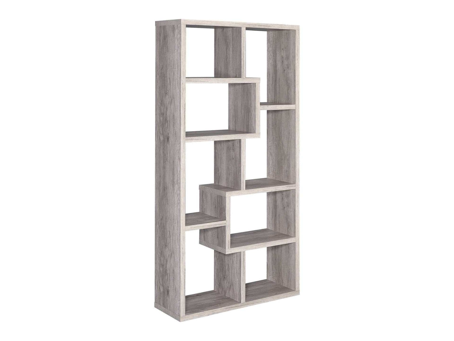 Theo Grey Driftwood Bookcase - Ornate Home