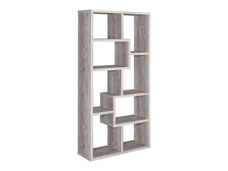 Theo Grey Driftwood Bookcase - Ornate Home