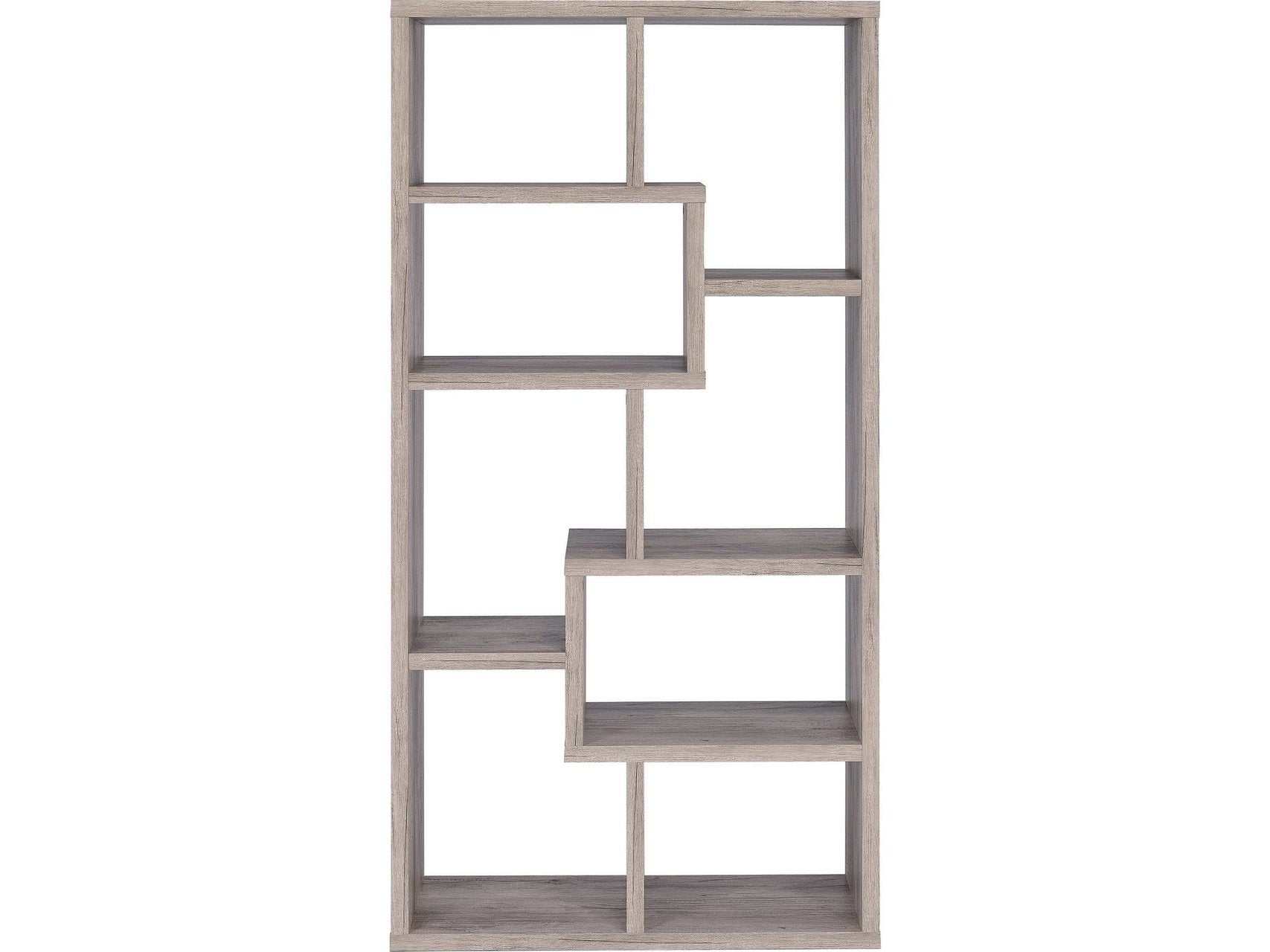 Theo Grey Driftwood Bookcase - Ornate Home