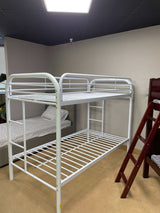 Thomas White Bunk Bed (Twin/Twin) - Ornate Home