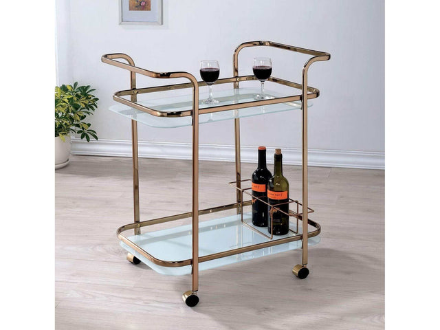 Tiana Champagne Serving Cart - Ornate Home
