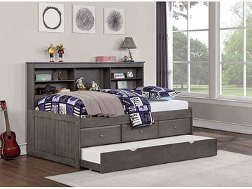 Tibalt Dark Gray Full DayBed w/ Trundle - Ornate Home