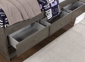 Tibalt Dark Gray Twin DayBed w/ Trundle - Ornate Home