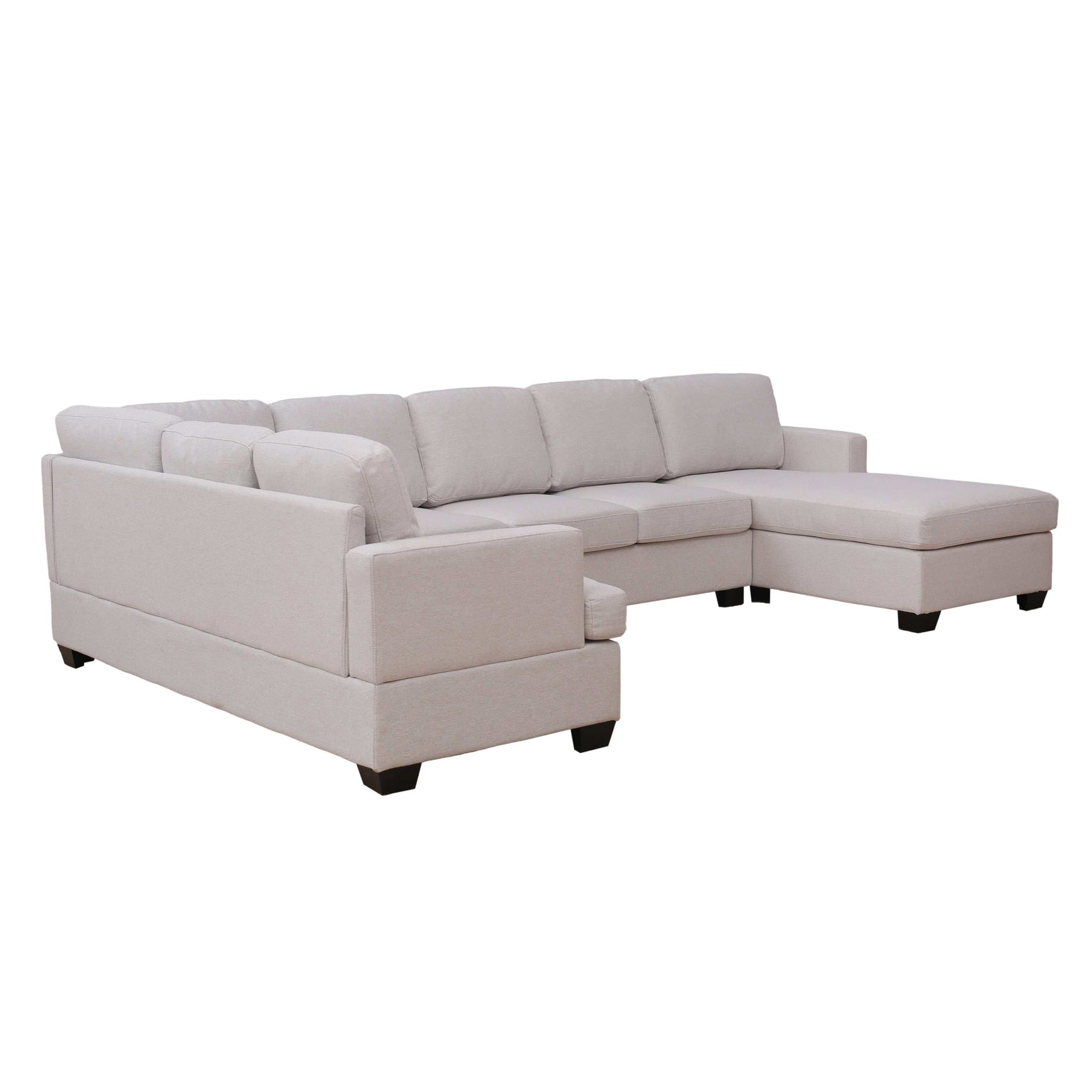 Tijuana Modern U-Shape Sectional Sofa  Beige - Ornate Home