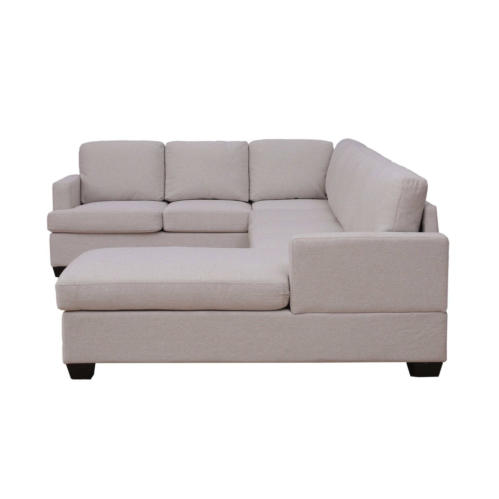 Tijuana Modern U-Shape Sectional Sofa  Beige - Ornate Home