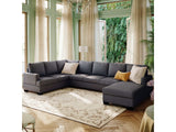 Tijuana Modern U-Shape Sectional Sofa Gray - Ornate Home