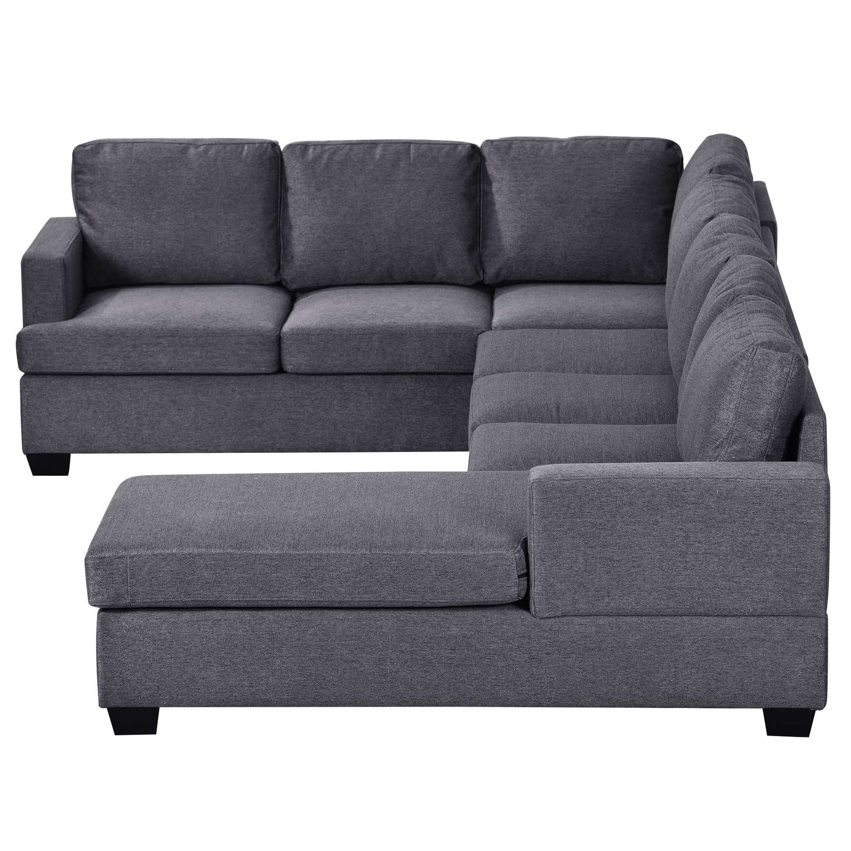 Tijuana Modern U-Shape Sectional Sofa Gray - Ornate Home
