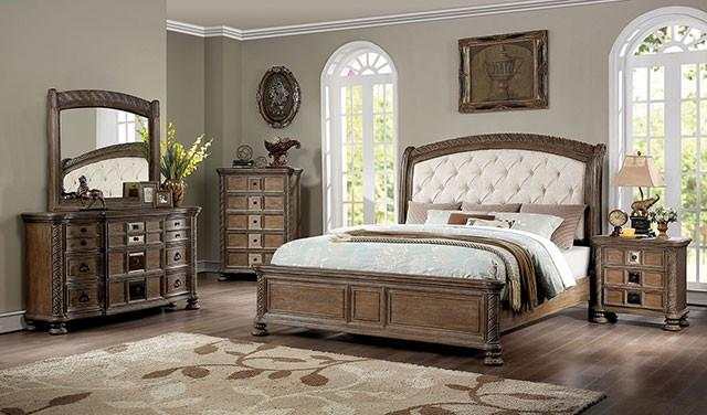 Timandra Rustic Natural Tone Nightstand - Ornate Home