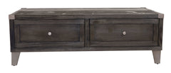 Todoe Dark Gray Lift Top Coffee Table - Ornate Home