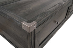 Todoe End Table with USB Ports & Outlets - Ornate Home