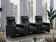 Toohey Black 5 Pc Theater Seating (3R) - Ornate Home
