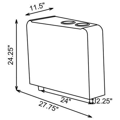 Toohey Black 7 Pc Theater Seating (5R) - Ornate Home