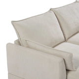 Torrey  Modern Modular Sectional Sofa Beige - Ornate Home