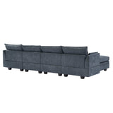 Torrey  Modern Modular Sectional Sofa Gray - Ornate Home