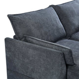 Torrey  Modern Modular Sectional Sofa Gray - Ornate Home