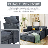 Torrey  Modern Modular Sectional Sofa Gray - Ornate Home