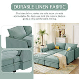 Torrey  Modern Modular Sectional Sofa Light Green - Ornate Home