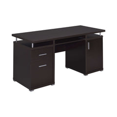 Tracy Cappuccino Computer Desk - Ornate Home