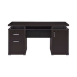 Tracy Cappuccino Computer Desk - Ornate Home