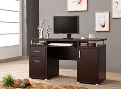 Tracy Cappuccino Computer Desk - Ornate Home